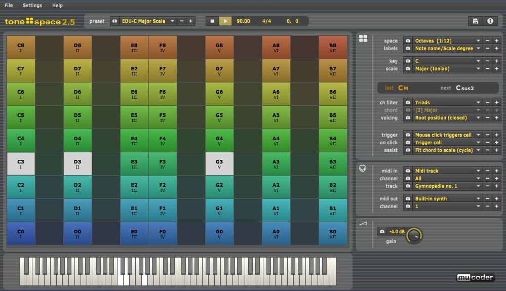 Tonespace for Mac OS X 2.5.544 full